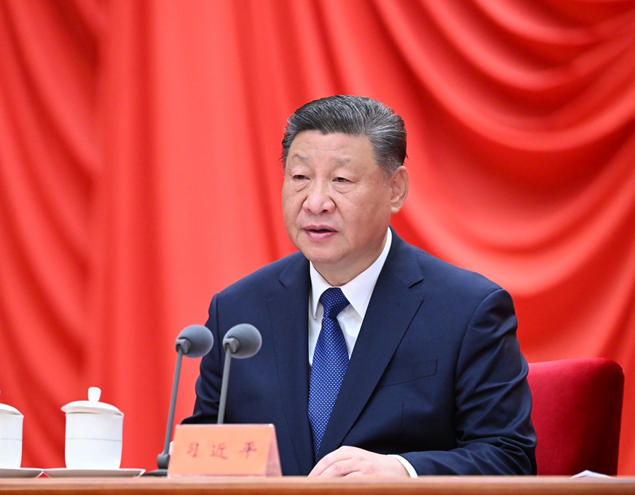 ??1月6日，中共中央總書記、國家主席、中央軍委主席習近平在中國共產黨第二十屆中央紀律檢查委員會第四次全體會議上發(fā)表重要講話。