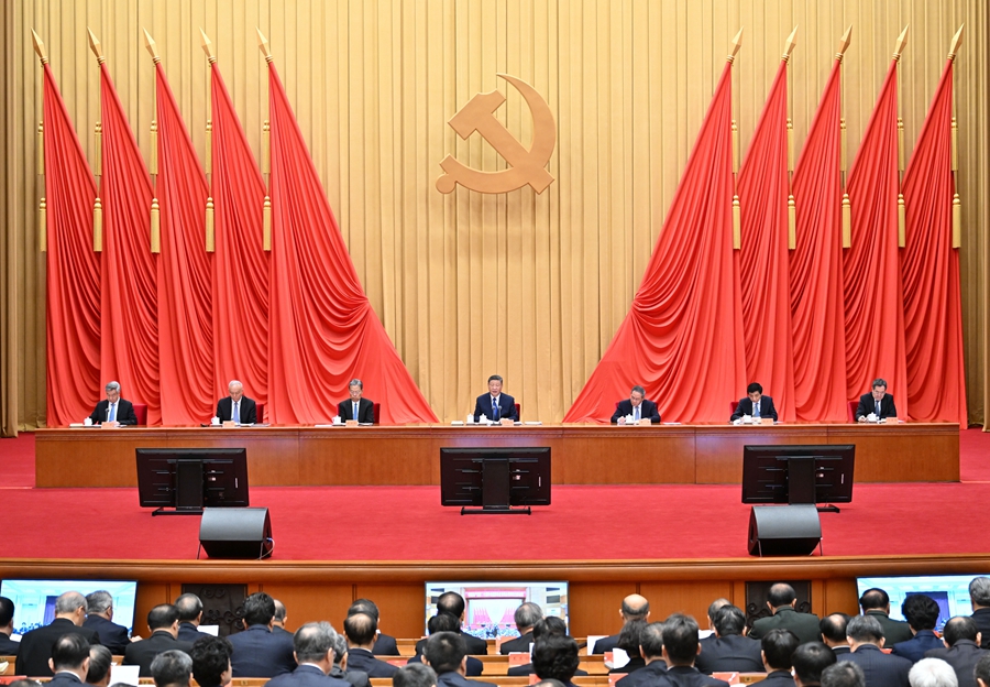 ??1月6日，中共中央總書記、國家主席、中央軍委主席習近平在中國共產黨第二十屆中央紀律檢查委員會第四次全體會議上發(fā)表重要講話。李強、趙樂際、王滬寧、蔡奇、丁薛祥、李希出席會議。